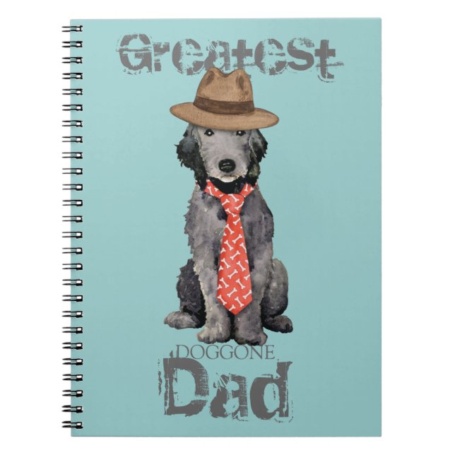 Carnet Bedlington Dad (Devant)