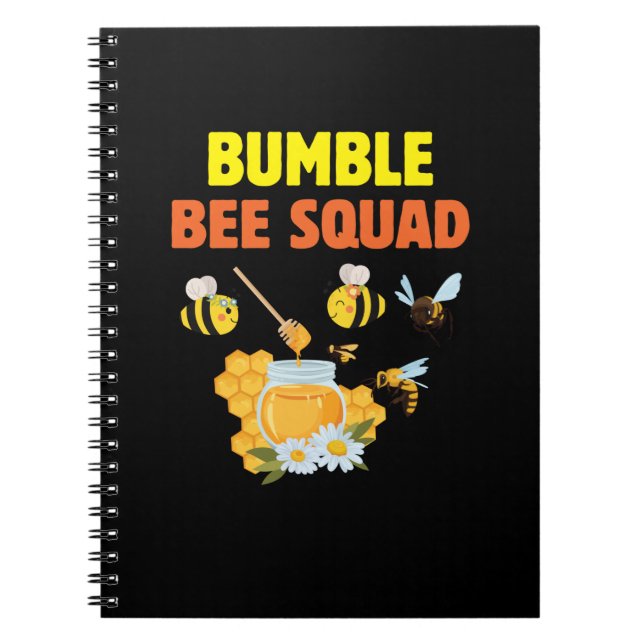Carnet Beekeeper Art Bumble Bee Squad 2 (Devant)