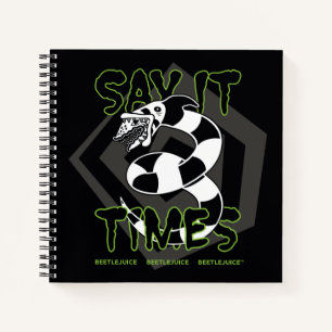 Carnet Beetlejus   Dites-Le 3 Fois