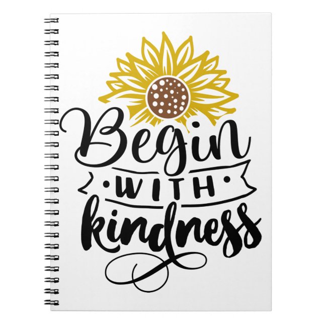 Carnet Begin With Kindness (Devant)