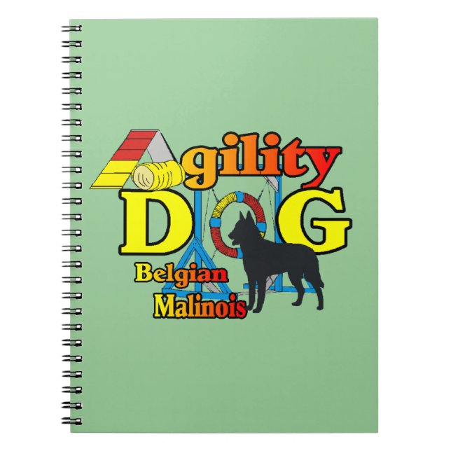 Carnet Belgique Malinois Agilité (Devant)