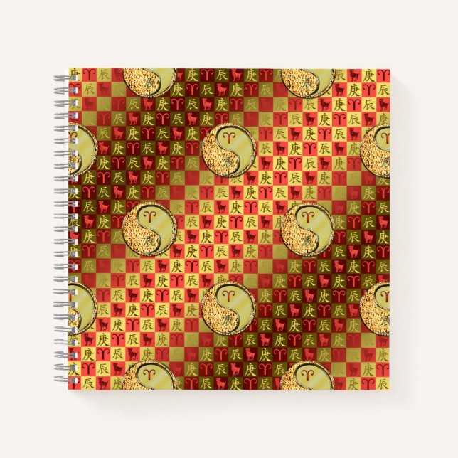 Carnet Bélier & Dragon de Métal (Devant)