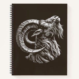 Carnet Bélier Majestueux - Fier et Noble