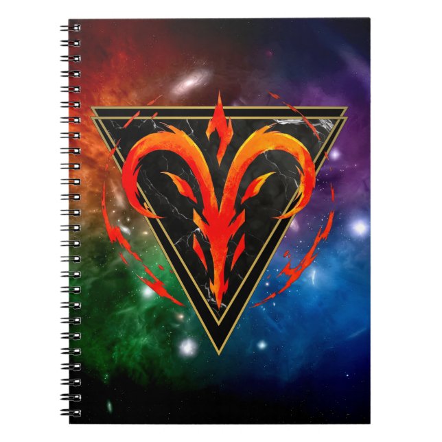 Carnet Bélier Zodiaque Cadeau Astrologie (Devant)