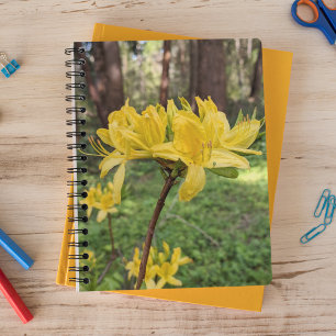 Carnet Belle Azalée Jaune Florale