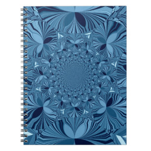 Carnet Belle Belle Iridescente Blue Kaleidoscope Art