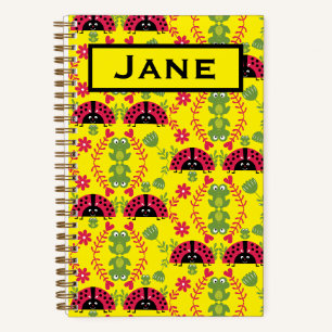 Carnet Belle coccinelle fantaisiste pour enfants