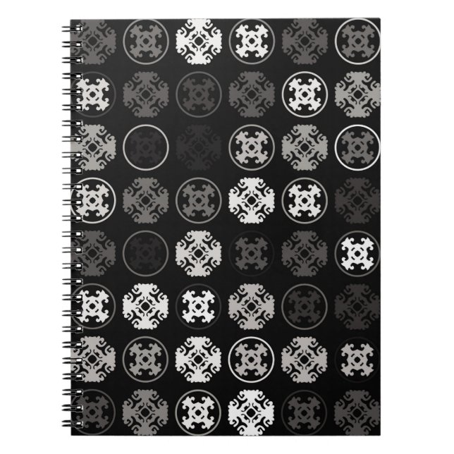 Carnet Belle conception géométrique motif abstrait, art, (Devant)