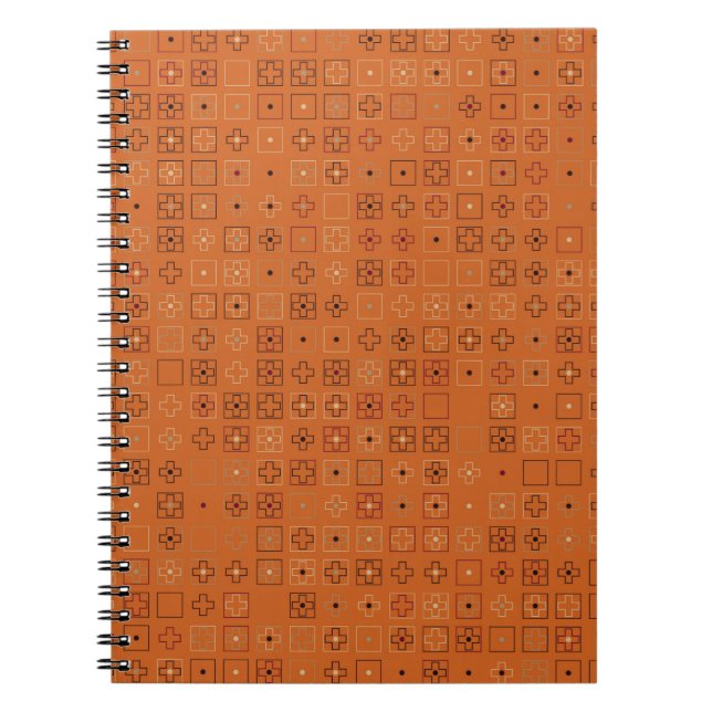 Carnet Belle conception géométrique motif abstrait, art, (Devant)