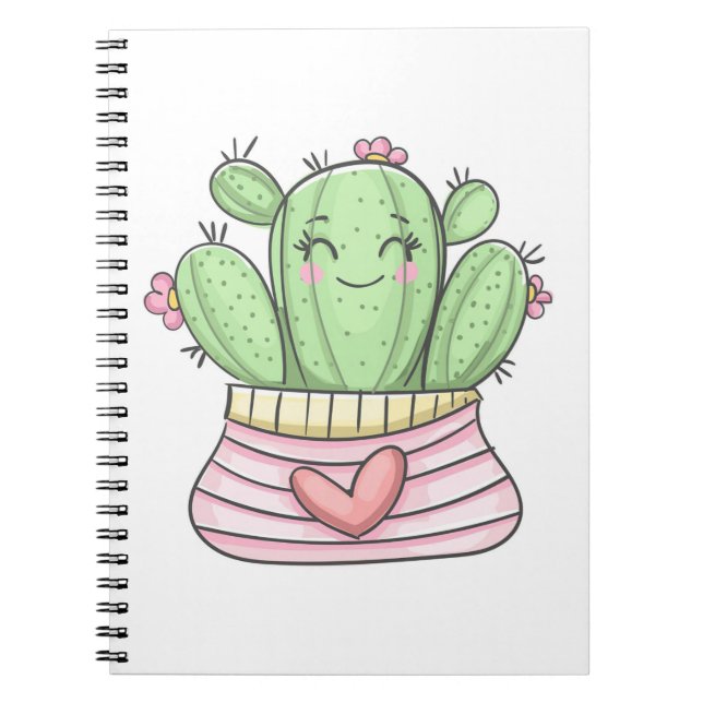 Carnet Belle dame de Cactus (Devant)