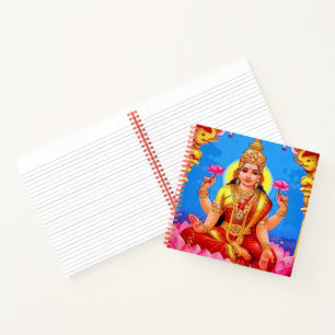 Carnet Belle déesse Golden Lakshmi Diwali