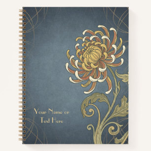 Carnet Belle Époque Botanicals : Chrysanthème Doré