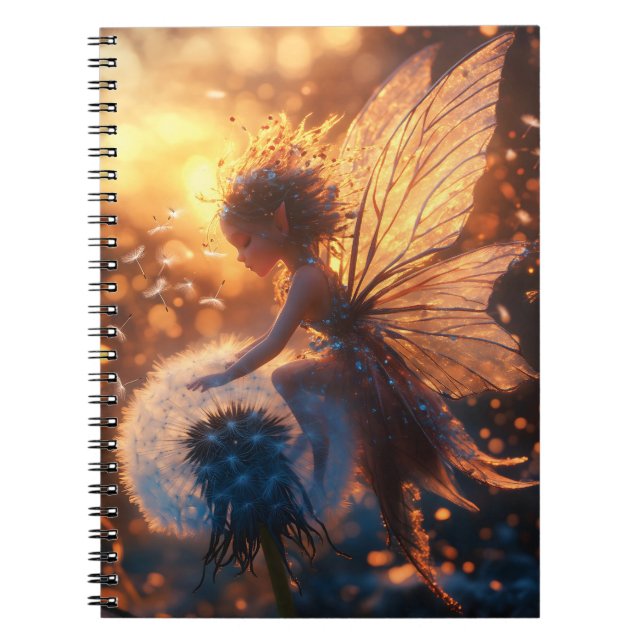 Carnet Belle fée solaire avec Dandelion (Devant)