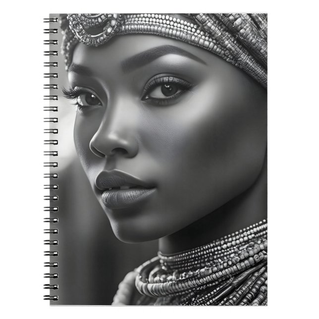Carnet Belle femme africaine (Devant)