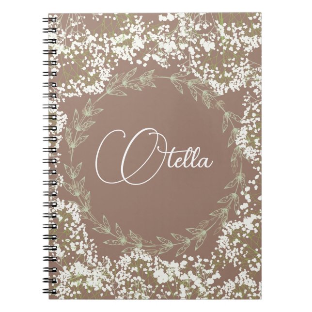 Carnet Belle florale (Devant)