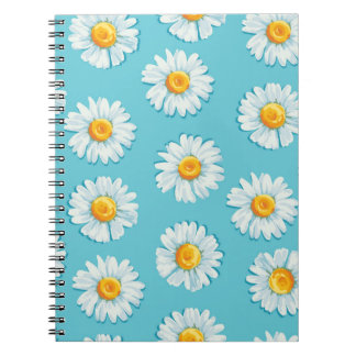 Carnet Belle marguerite fleurs sans couture motif