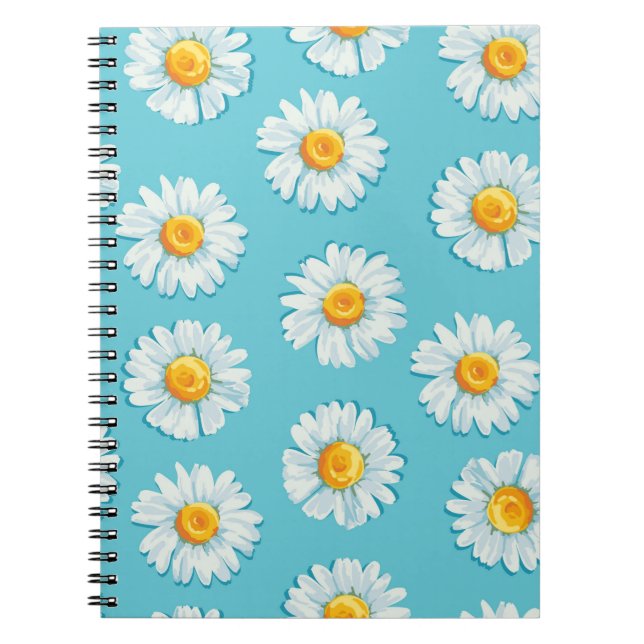 Carnet Belle marguerite fleurs sans couture motif (Devant)