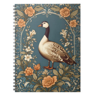 Carnet Belle Oie Vintage William Morris Inspiré