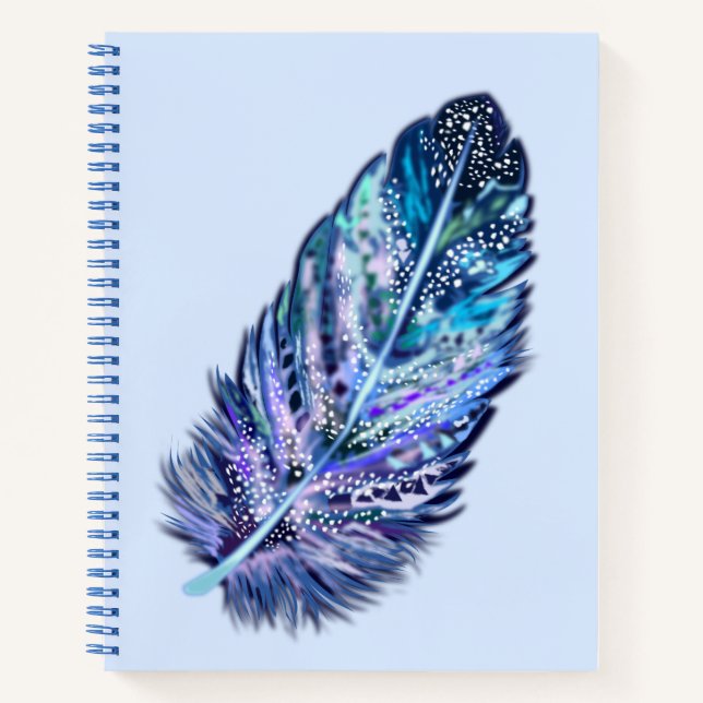 Carnet Belle plume - Choisissez votre couleur (Devant)