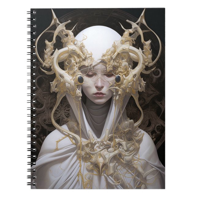 Carnet Belle sorcière Demon Queen Imaginaire Art (Devant)