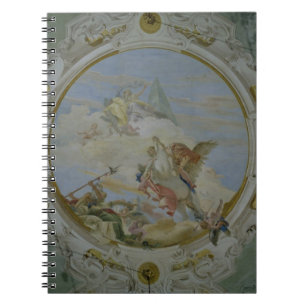 Carnet Bellerophon montant Pegasus, c.1746-47 (fresque)