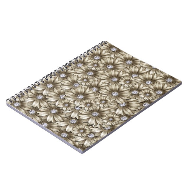 Carnet Belles Fleurs de Diamant (Côté gauche)
