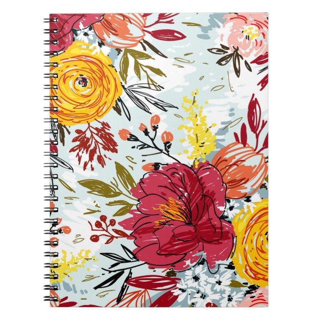 Carnet Belles Roses (Devant)