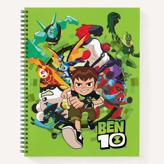 Carnet Ben 10 Alien Rush Graphique (Devant)