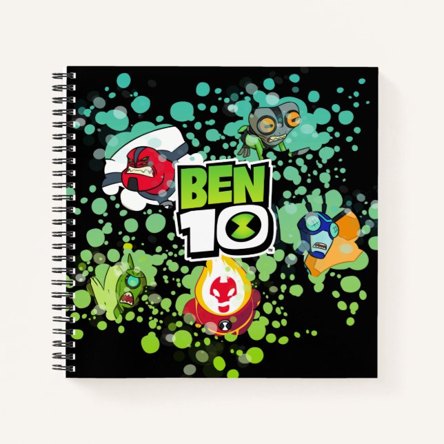Carnet Ben 10 Aliens Formulaires Graphique de bulle (Devant)