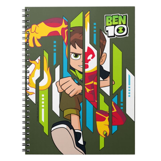 Carnet Ben 10 Transformation de l'ADN de l'hémataste (Devant)