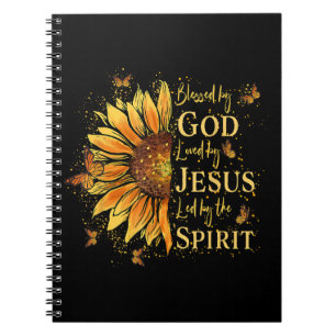 Carnet Béni Par Dieu - Aimé Par Jésus, Tournesol