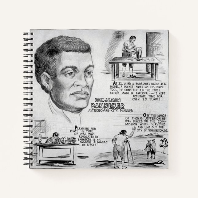 Carnet Benjamin Banneker : Black Scientist & Revolutionar (Devant)