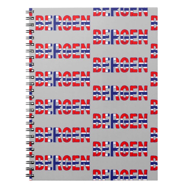 Carnet Bergen Norvège (Devant)