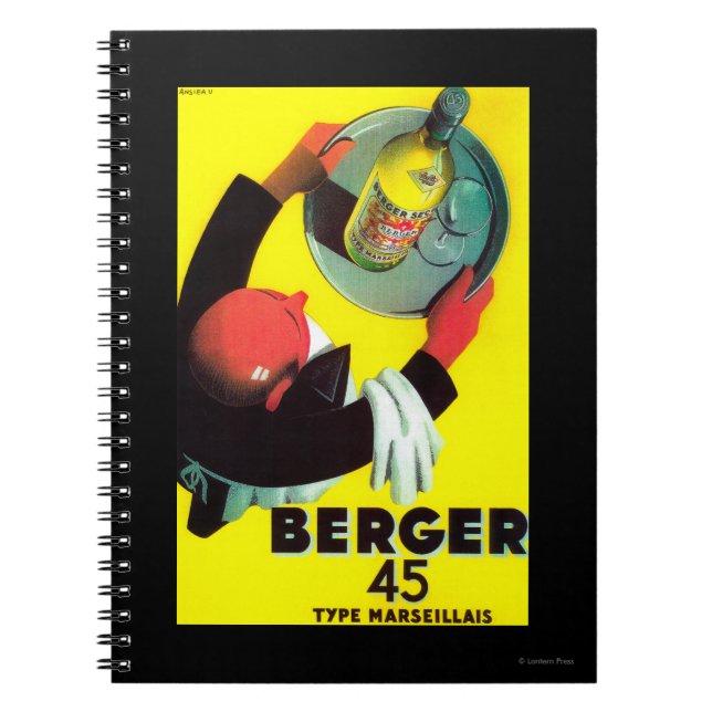 Carnet Berger 45 PosterEurope Vintage (Devant)