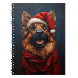 Carnet Berger Allemand avec un chapeau de Père Noël