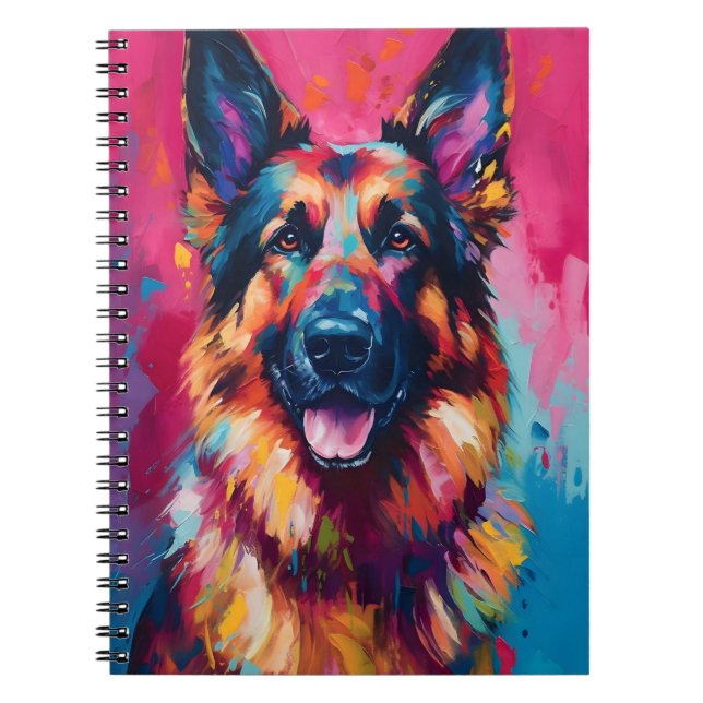 Carnet Berger allemand coloré (Devant)
