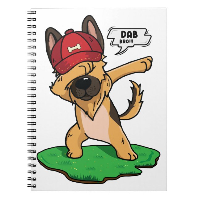 Carnet berger allemand Dabbing (Devant)