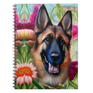 Carnet Berger allemand dans le jardin
