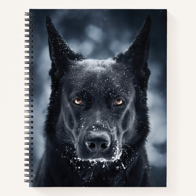 Carnet Berger allemand noir (Devant)