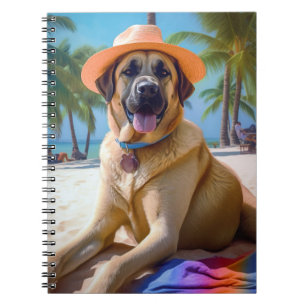 Carnet Berger d'Anatolie sur la plage, cadeau d'été pour