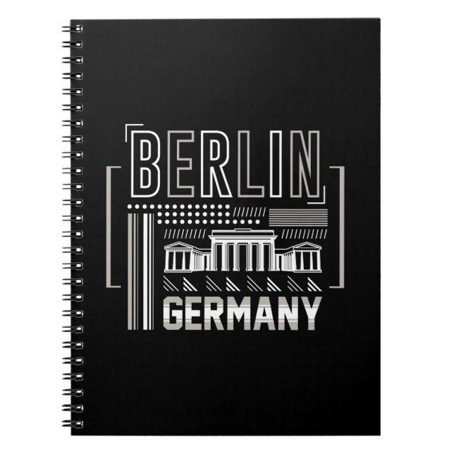 Carnet Berlin Allemagne Architecture Moderne Graphique (Devant)