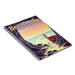 Carnet Bermuda Pirate Cave travel poster