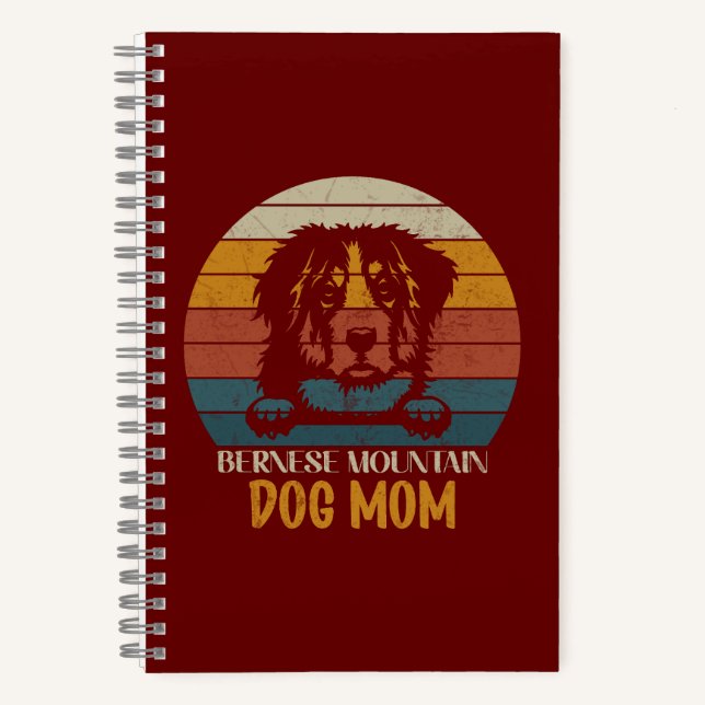 Carnet Bernese Mountain Dog Maman, Bernese chien maman (Recto)