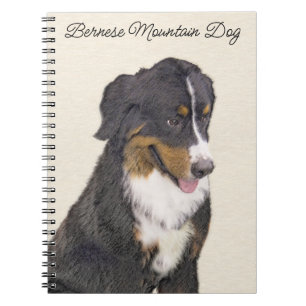 Carnet Bernese Mountain Dog Painting - Original Dog Art