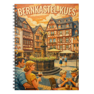 Carnet Bernkastel-Kues Allemagne Art de voyage vintage