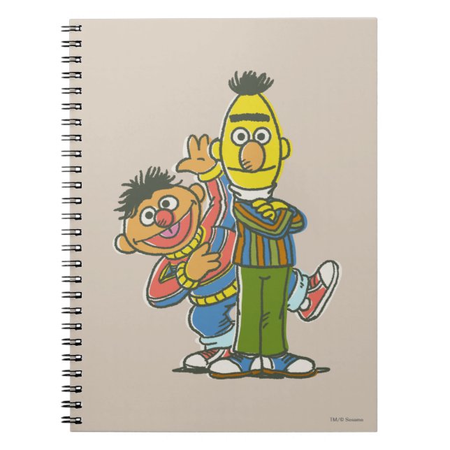 Carnet Bert et Ernie Style Classique (Devant)