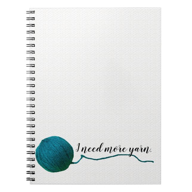 Carnet Besoin de plus de fil - Knit/Crochet Crafts (Devant)