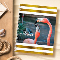 Besoins Flamants roses roses Or Bandes blanches Pe