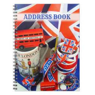 Carnet Best of British Souvenirs Adress Book