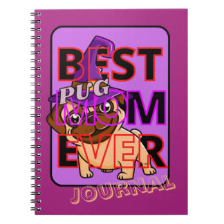 Carnet Best  Pug Mom Ever
